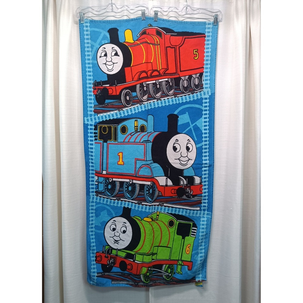 Thomas & Friends Beach Towel Thomas James Percy Blue Cotton Jay Franco 2005